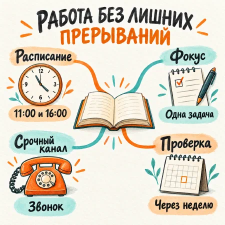 /Mindmap: Карта мыслей по учебному отрывку о расписании сообщений