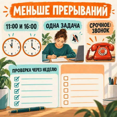 /Summary: Конспект в одной картинке по учебному отрывку о расписании сообщений