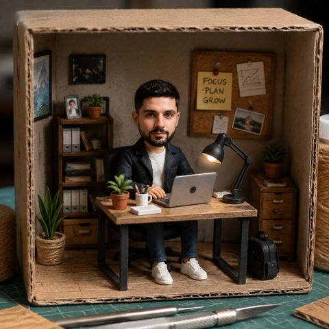 /diorama: Сцена в коробке, как макет