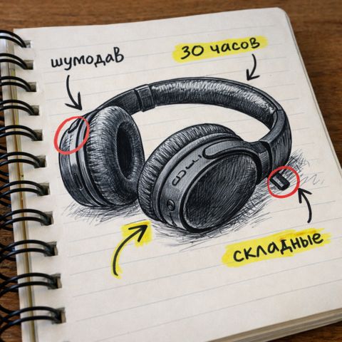 /handwritten: Рукописный конспект со стрелками и кружками