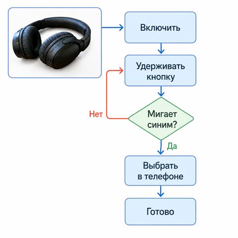 /flowchart: Схема процесса с развилками