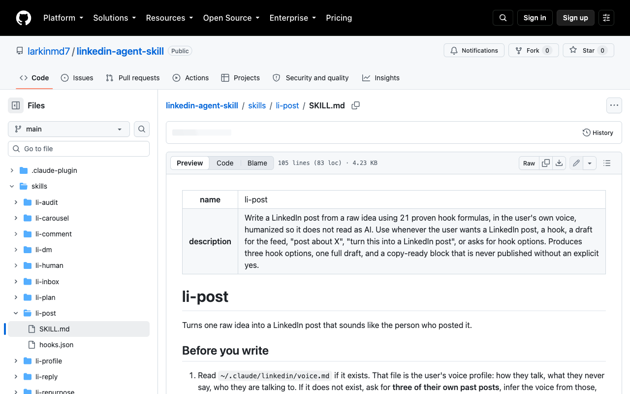 Инструкция li-post для подготовки публикации в LinkedIn